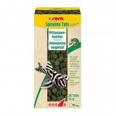 Sera Spirulina Tabs - пълноценна растителна храна във вид на таблетки с отлично качество 24 бр.